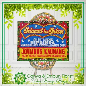 Bunga Papan Congrats 017 — Toko Bunga Bogor Cahya & Embun Florist
