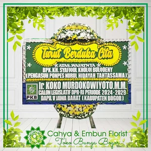 Bunga Papan Duka Cita 012 — Toko Bunga Bogor Cahya & Embun Florist