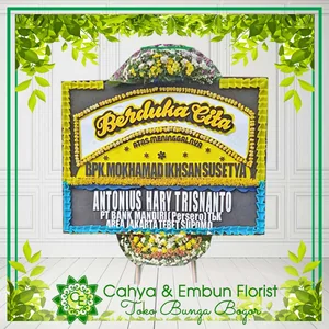 Bunga Papan Duka Cita 026 — Toko Bunga Bogor Cahya & Embun Florist