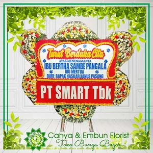 Bunga Papan Duka Cita 041 — Toko Bunga Bogor Cahya & Embun Florist