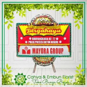 Bunga Papan Anniversary 004 — Toko Bunga Bogor Cahya & Embun Florist